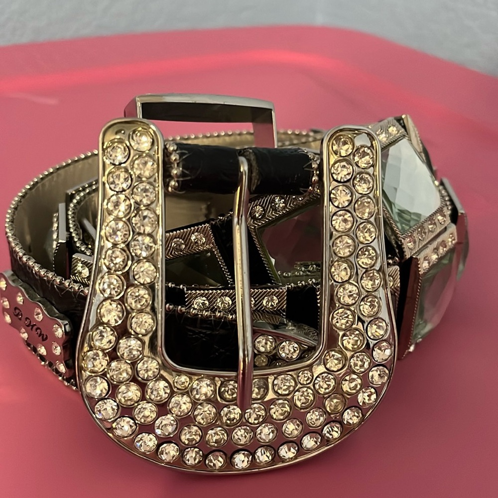 Rhinestone belt